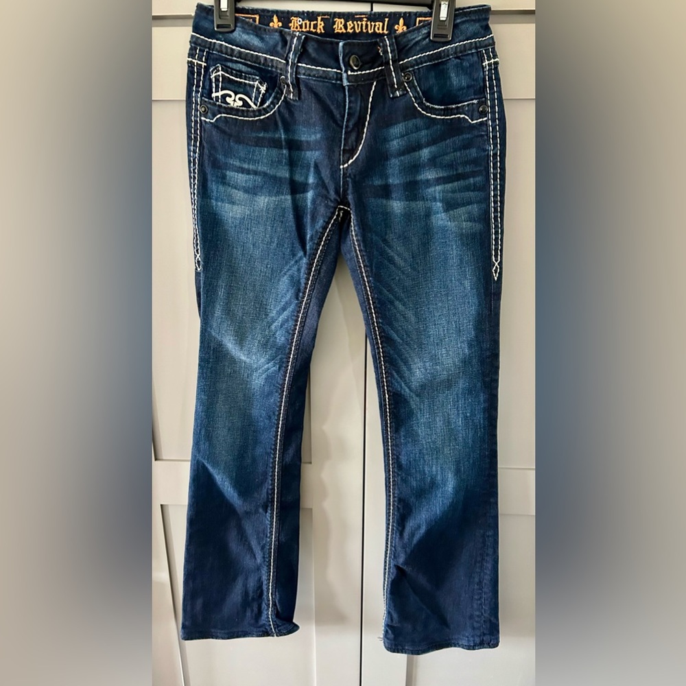 Rock Revival Eugenia Boot Cut Jeans by the Buckle size 29